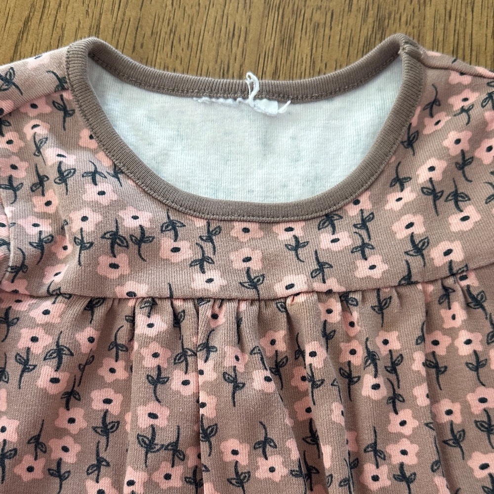 Hanna Andersson girls cotton dress 110 4-5 Long Sleeve Dress Tunic bundle of 2 - Picture 4 of 6